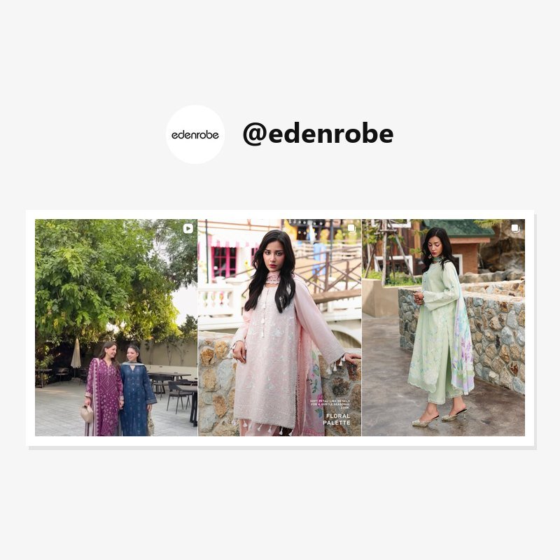 edenrobe edenrobe: edenrobe — seasonal collections turned into campaigns on a feed that keeps pace with every drop