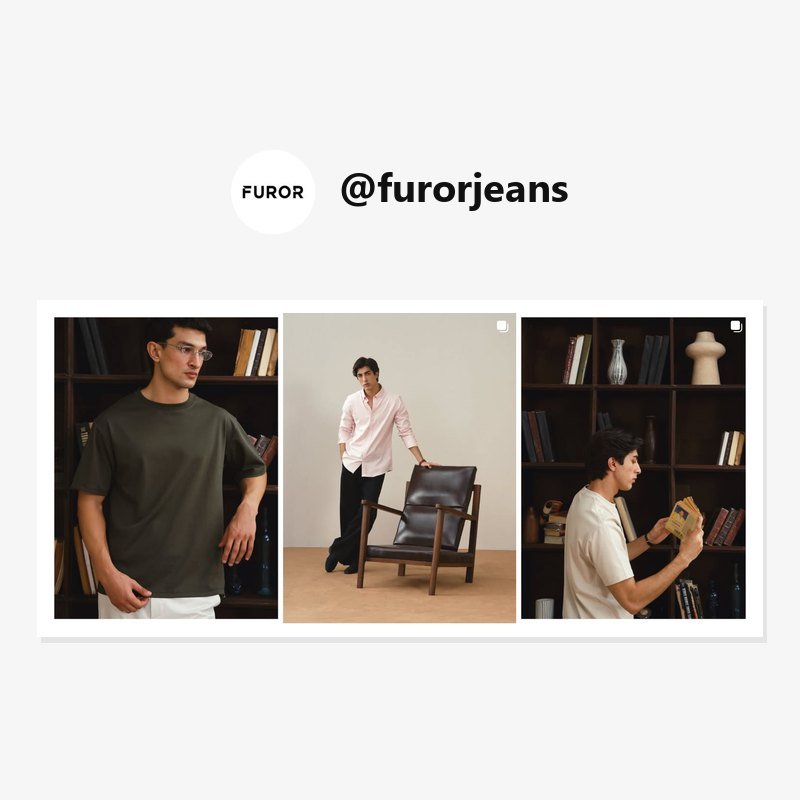 FUROR FUROR: FUROR — editorial posts and reels for a youth fashion brand built on individuality