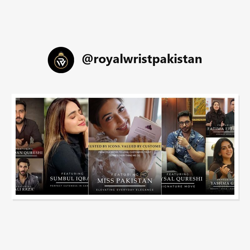 Royal Wrist Royal Wrist: Royal Wrist — social content that sells original watches on proof, not just price