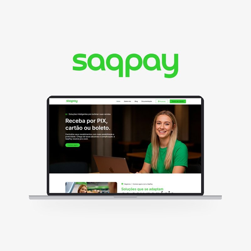 SaqPay SaqPay: SaqPay — a payments website that sells PIX, card and boleto to Brazilian businesses as one offer