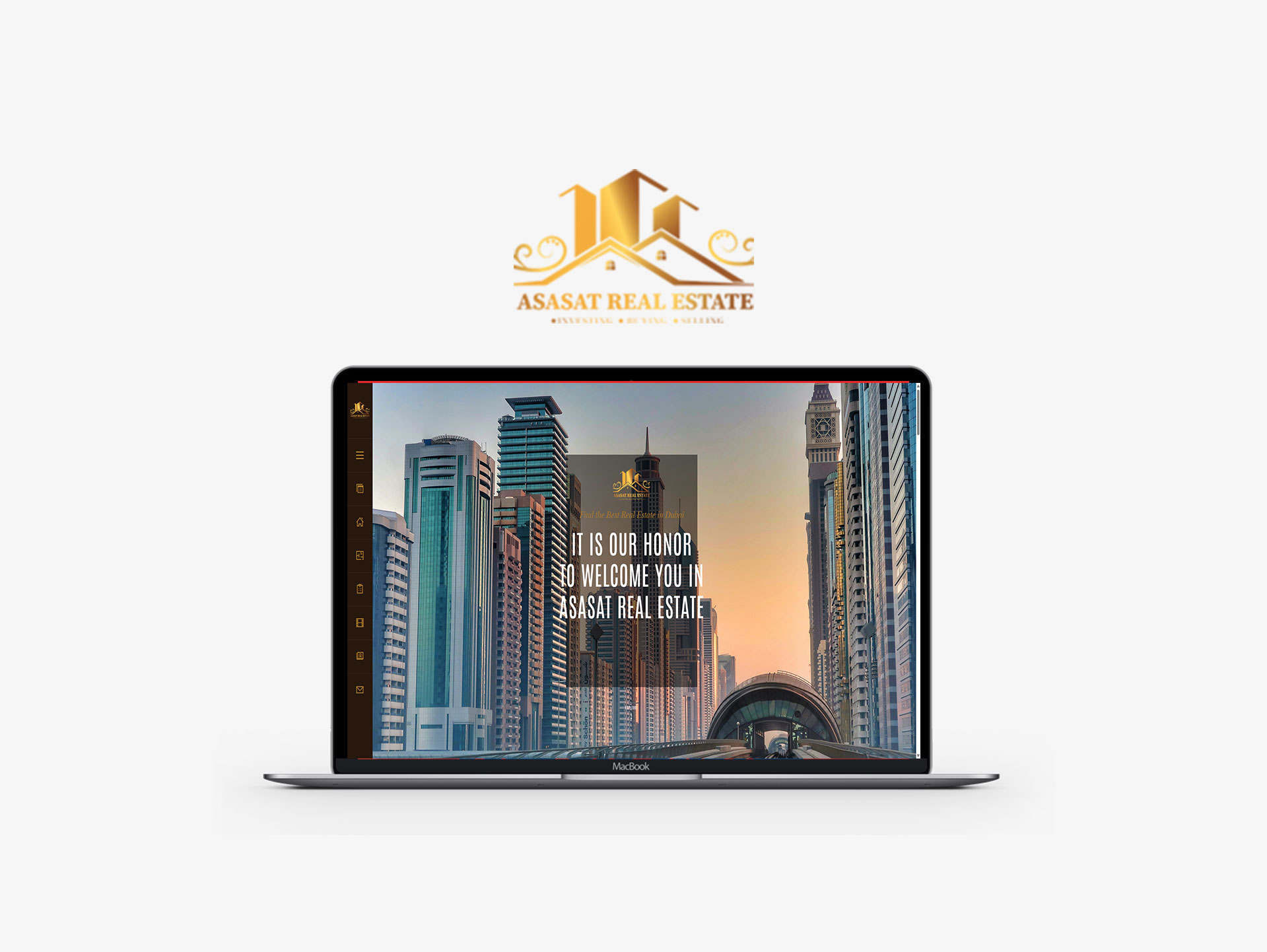 Asasat Real Estate — Project-driven website with lead capture